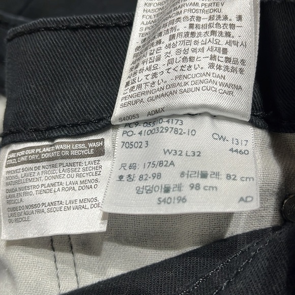 Levi red tag black denim jean - Picture 8 of 8